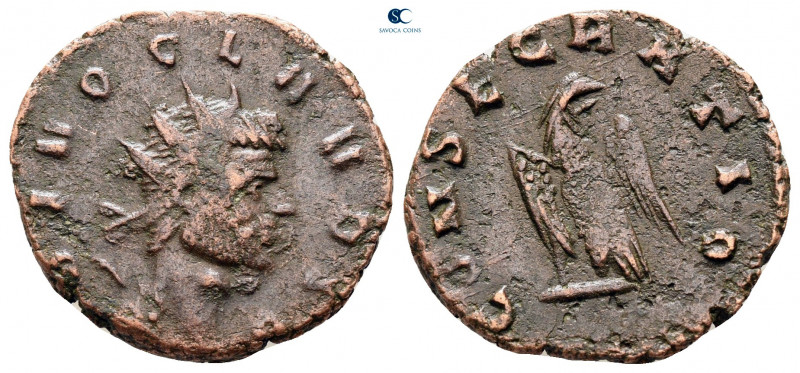 Claudius II (Gothicus) AD 268-270. Rome
Antoninianus Æ

20 mm, 2,57 g



...