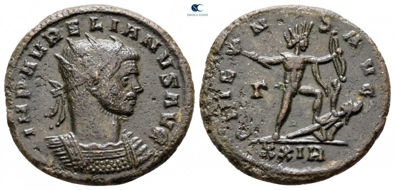 Aurelian AD 270-275. Cyzicus
Antoninianus Æ

21 mm, 4,55 g



very fine