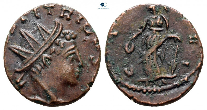 Tetricus II, as Caesar AD 273-274. Treveri
Antoninianus Æ

15 mm, 1,57 g

...