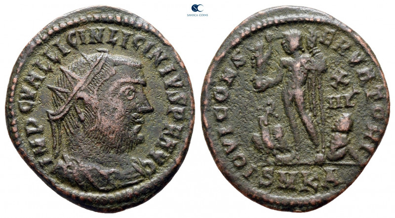 Licinius I AD 308-324. Cyzicus
Radiatus Æ

20 mm, 2,65 g



very fine