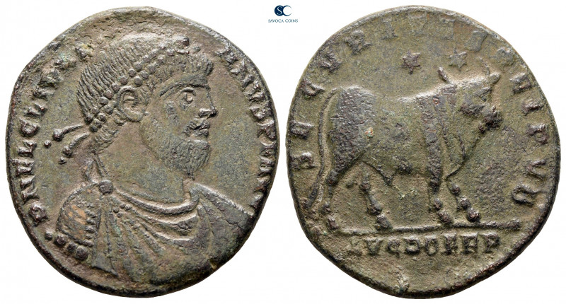 Julian II Apostate AD 360-363. Rome
Double Maiorina Æ

27 mm, 8,94 g



v...