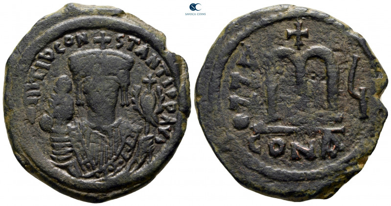 Tiberius II Constantine AD 578-582. Constantinople
Follis or 40 Nummi Æ

35 m...