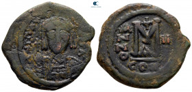 Maurice Tiberius AD 582-602. Constantinople. Follis or 40 Nummi Æ