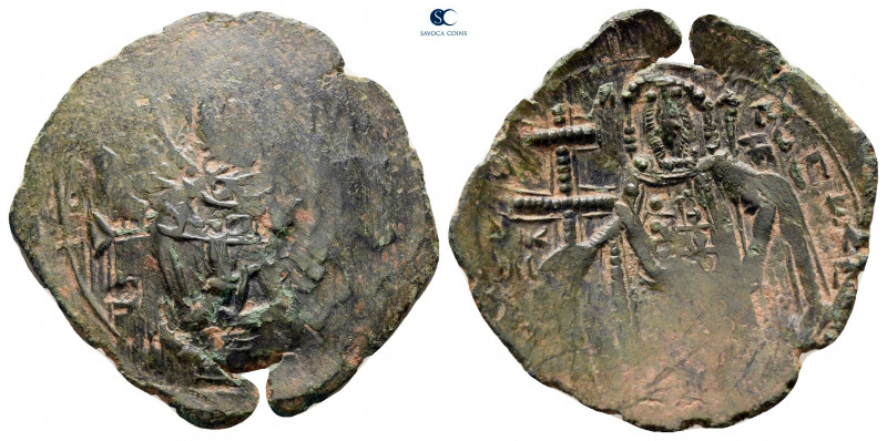 Michael VIII Palaeologus AD 1261-1282. Thessalonica
Trachy Æ

23 mm, 1,92 g
...