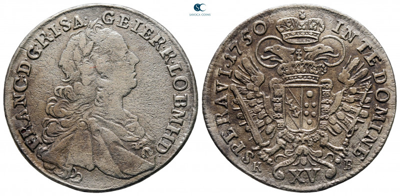 Austria. Kremnitz. Franz I AD 1740-1765.
15 Kreuzer AR

26 mm, 5,41 g



...