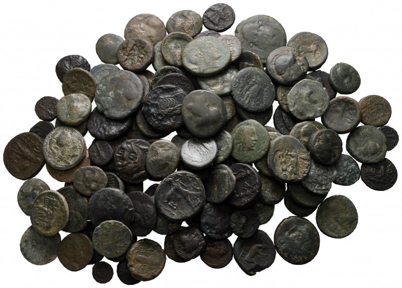 Lot of ca. 80 greek bronze coins / SOLD AS SEEN, NO RETURN!

nearly very fine