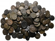 Lot of ca. 140 greek bronze coins / SOLD AS SEEN, NO RETURN!nearly very fine