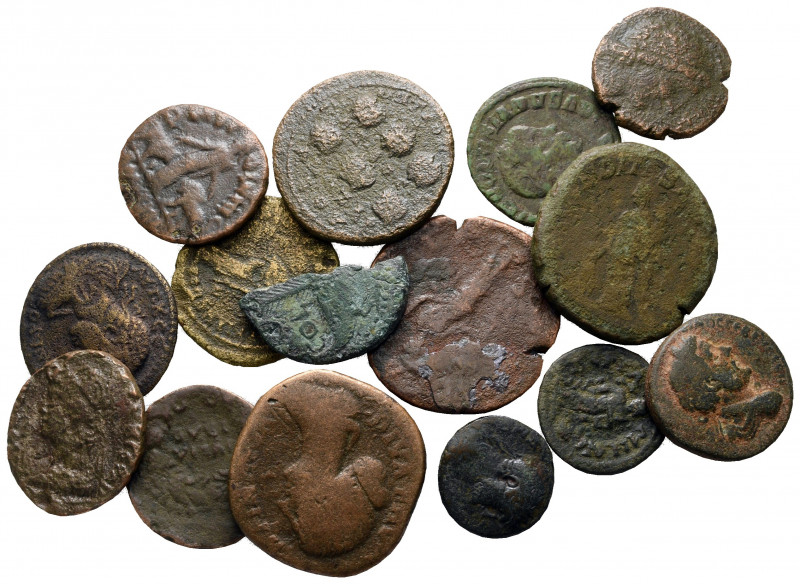 Lot of ca. 13 roman provincial bronze coins / SOLD AS SEEN, NO RETURN!

fine