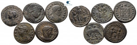 Lot of ca. 5 late roman coins (Licinius II, Constantine I & II) / SOLD AS SEEN, NO RETURN!
very fine