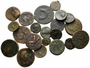 Lot of ca. 21 ancient bronze coins / SOLD AS SEEN, NO RETURN!nearly very fine