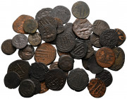 Lot of ca. 43 islamic bronze coins / SOLD AS SEEN, NO RETURN!very fine