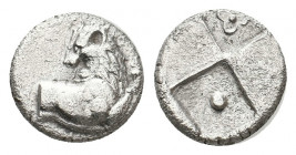 THRACE. Chersonesos. (Circa 386-338 BC). AR Hemidrachm. 2.11 g. 13 mm.