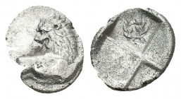 THRACE. Chersonesos. (Circa 386-338 BC). AR Hemidrachm. 2.17 g. 14.50 mm.