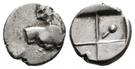 THRACE. Chersonesos. (Circa 386-338 BC). AR Hemidrachm. 2.32 g. 13.30 mm.