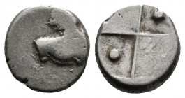 THRACE. Chersonesos. (Circa 386-338 BC). AR Hemidrachm. 2.40 g. 12.70 mm.