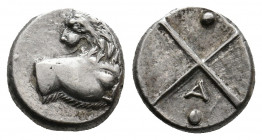 THRACE. Chersonesos. (Circa 386-338 BC). AR Hemidrachm. 2.41 g. 11.40 mm.