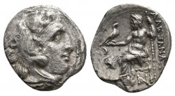 KINGS OF MACEDON. Alexander III 'the Great' (336-323 BC). AR Drachm. 3.55 g. 16.70 mm.