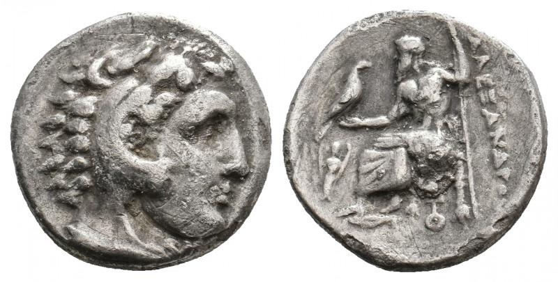 KINGS OF MACEDON. Alexander III 'the Great' (336-323 BC). AR Drachm. 3.60 g. 16....