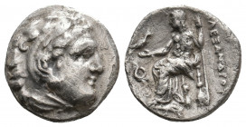 KINGS OF MACEDON. Alexander III 'the Great' (336-323 BC). AR Drachm. 3.64 g. 17.20 mm.