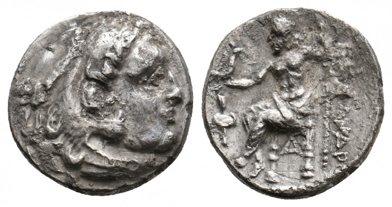 KINGS OF MACEDON. Alexander III 'the Great' (336-323 BC). AR Drachm. 3.65 g. 15....