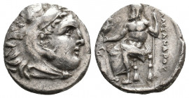KINGS OF MACEDON. Alexander III 'the Great' (336-323 BC). AR Drachm. 3.71 g. 18 mm.