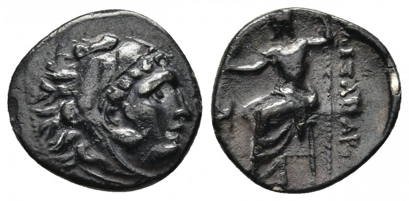 KINGS OF MACEDON. Alexander III 'the Great' (336-323 BC). AR Drachm. 3.76 g. 18....