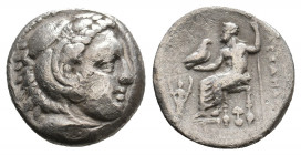 KINGS OF MACEDON. Alexander III 'the Great' (336-323 BC). AR Drachm. 3.92 g. 15.06 mm.