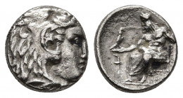KINGS OF MACEDON. Alexander III 'the Great' (336-323 BC). AR Drachm. 3.93 g. 14.5 mm.