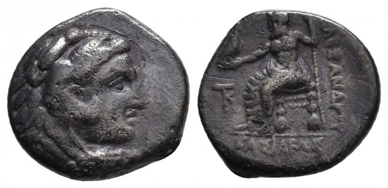 KINGS OF MACEDON. Alexander III 'the Great' (336-323 BC). AR Drachm. 3.96 g. 16....