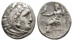 KINGS OF MACEDON. Alexander III 'the Great' (336-323 BC). AR Drachm. 4.03 g. 17.48 mm.