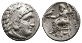 KINGS OF MACEDON. Alexander III 'the Great' (336-323 BC). AR Drachm. 4.03 g. 17 mm.