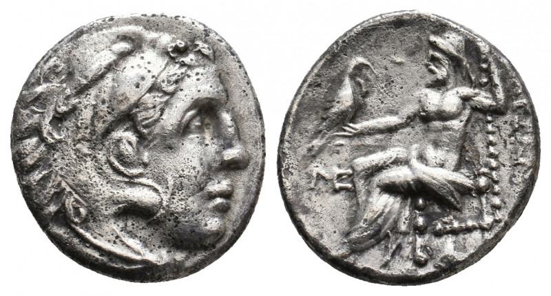 KINGS OF MACEDON. Alexander III 'the Great' (336-323 BC). AR Drachm. 4.06 g. 16....