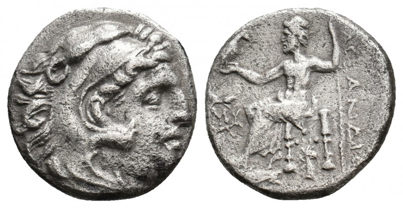 KINGS OF MACEDON. Alexander III 'the Great' (336-323 BC). AR Drachm. 4.06 g. 16....
