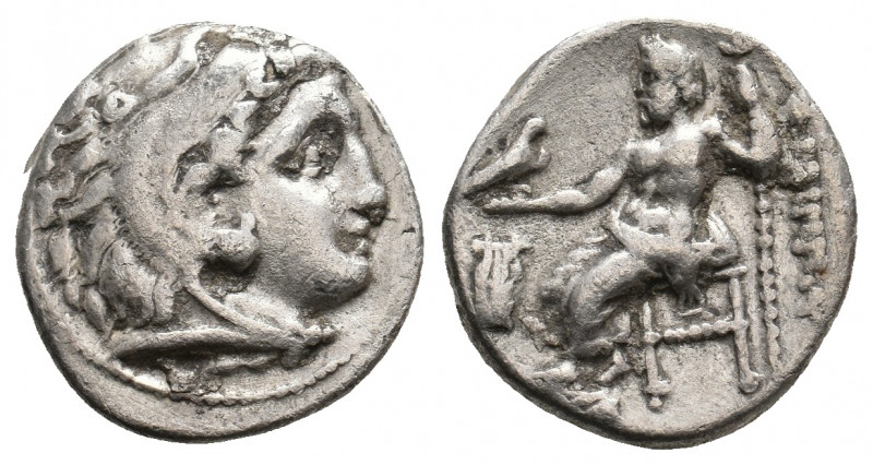 KINGS OF MACEDON. Alexander III 'the Great' (336-323 BC). AR Drachm. 4.06 g. 17 ...