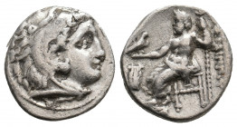 KINGS OF MACEDON. Alexander III 'the Great' (336-323 BC). AR Drachm. 4.06 g. 17 mm.