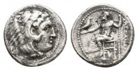 KINGS OF MACEDON. Alexander III 'the Great' (336-323 BC). AR Drachm. 4.10 g. 17 mm.