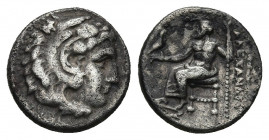 KINGS OF MACEDON. Alexander III 'the Great' (336-323 BC). AR Drachm. 4.15 g. 15.8 mm.