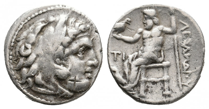 KINGS OF MACEDON. Alexander III 'the Great' (336-323 BC). AR Drachm. 4.23 g. 16....