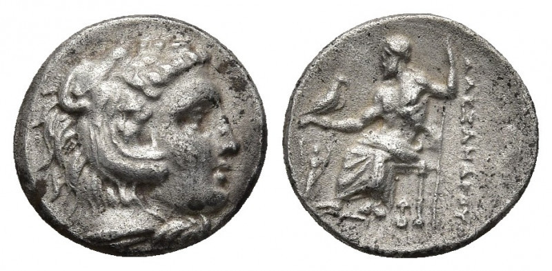 KINGS OF MACEDON. Alexander III 'the Great' (336-323 BC). AR Drachm. 4.25 g. 16 ...