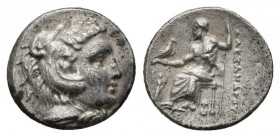 KINGS OF MACEDON. Alexander III 'the Great' (336-323 BC). AR Drachm. 4.25 g. 16 mm.