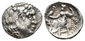 KINGS OF MACEDON. Imitations of Alexander III 'the Great' (3rd-2nd centuries BC). AR Drachm. 2.70 g. 18.20 mm.