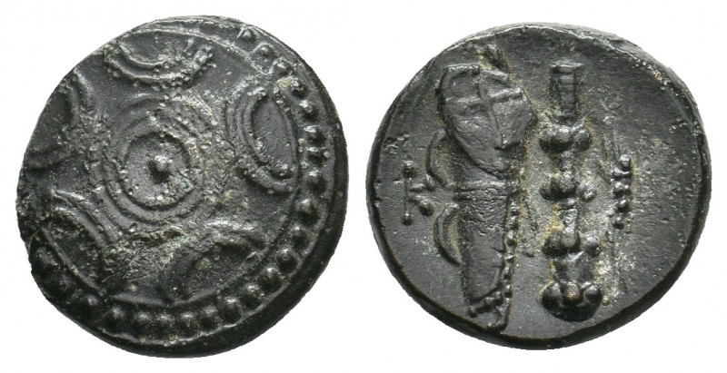 KINGS OF MACEDON. Alexander III 'the Great' (336-323 BC). Ae. 2.56 g. 14.75 mm.