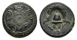 KINGS OF MACEDON. Alexander III 'the Great' (336-323 BC). Ae. 4.15 g. 14.2 mm.
