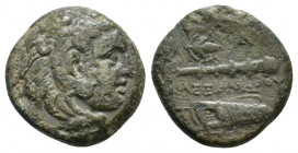 KINGS OF MACEDON. Alexander III 'the Great' (336-323). Ae. 5.62 g. 18.60 mm.