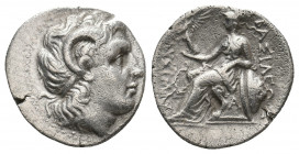 KINGS OF THRACE (Macedonian). Lysimachos (305-281 BC). AR Drachm. 4.06 g. 19 mm.
