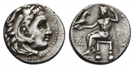 KINGS OF MACEDON. Philip III (Circa 323-317 BC). AR Drachm. 4.14 g. 16.7 mm.