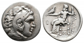 KINGS OF MACEDON. Philip III (Circa 323-317 BC). AR Drachm. 4.16 g. 17.40 mm.