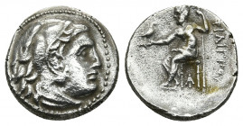 KINGS OF MACEDON. Philip III (Circa 323-317 BC). AR Drachm. 4.18 g. 17.0 mm.