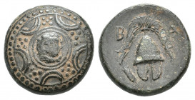 KINGS OF MACEDON. Philip III (323-317 BC). Ae. 4.29 g. 16.40 mm.