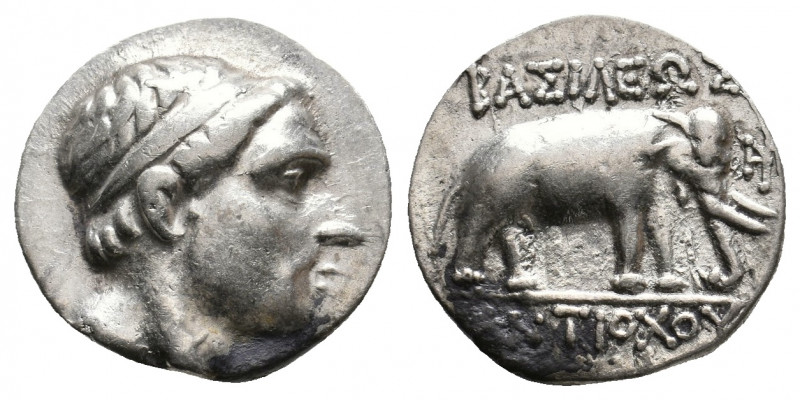 SELEUKID KINGDOM. Antiochos III 'the Great' (222-187 BC). AR Drachm. 4.24 g. 16 ...